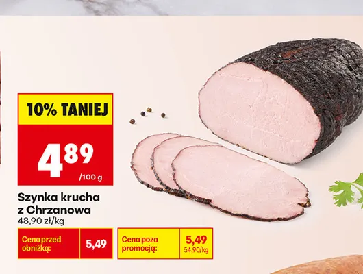 Szynka krucha z Chrzanowa promocja w Biedronka
