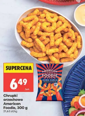 Chrupki orzechowe American Foodie promocja w Biedronka