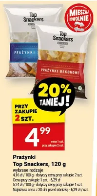 Prążynki Top Snackers promocja w Twój Market