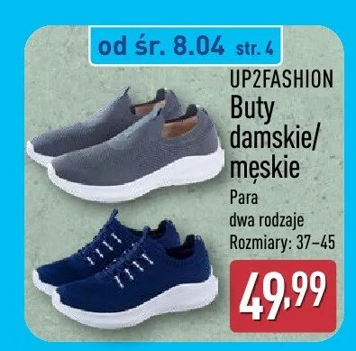 Buty damskie/męskie promocja w Aldi