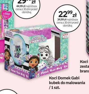 Koci Domek Gabi kubek do malowania promocja w Dzień Dziecka