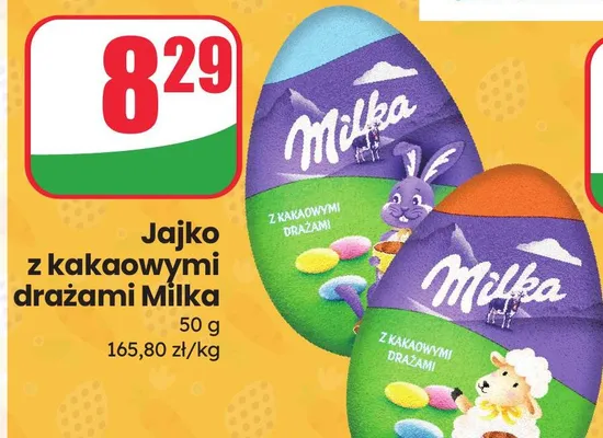 Jajko z kakaowymi drażami promocja w Dino