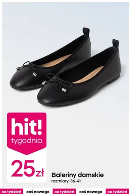 Baleriny damskie promocja w Pepco