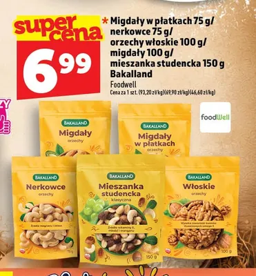 Migdały Bakalland promocja w TOPAZ