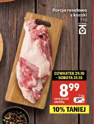 Porcja rosołowa z kaczki promocja w Delikatesy Centrum