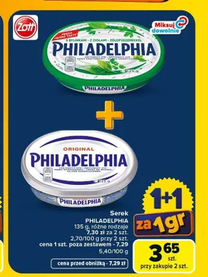 Serek Philadelphia promocja w Carrefour