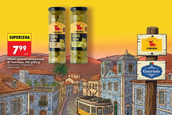 Oliwki zielone nadziewane z kaparami lub z migdałami promocja w Biedronka