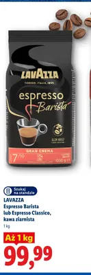 Kawa ziarnista Espresso Classico Lavazza promocja w Lidl