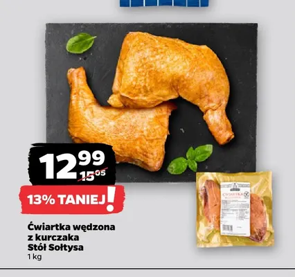 Ćwiartka wędzona z kurczaka Stół Sołtysa promocja w Netto