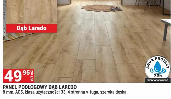 Panel podłogowy Dąb Laredo promocja w Merkury Market