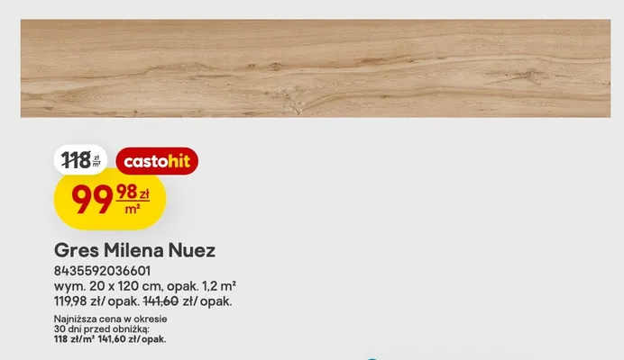Gres Milena Nuez promocja w Castorama