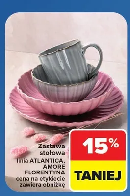 Zastawa stołowa Florentyna Amore promocja w Carrefour