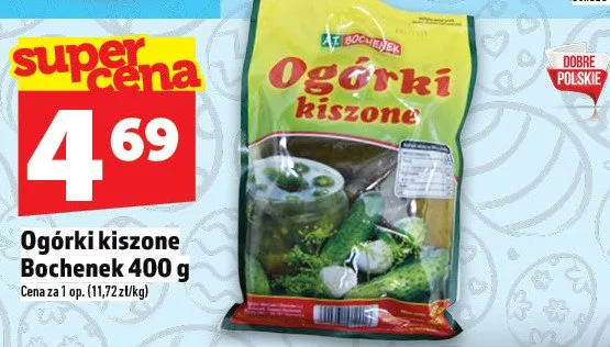 Ogórki kiszone Bochenek promocja w TOPAZ