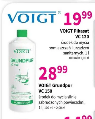 Środek do mycia silnie zabrudzonych powierzchni Voigt Grundpur VC 150 promocja w Drogerie Polskie
