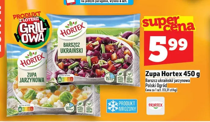 Zupa Hortex Jarzynowa promocja w TOPAZ