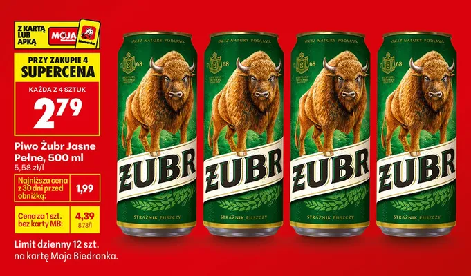 Piwo promocja w Biedronka