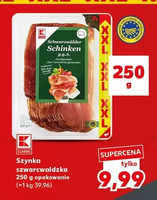 Szynka szwarcwaldzka K-Classic promocja w Kaufland