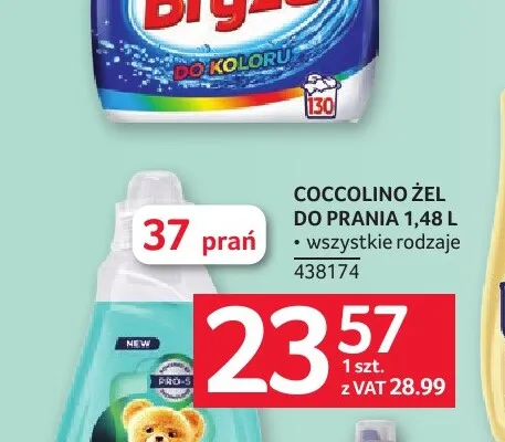Żel do prania Coccolino Care promocja w Selgros