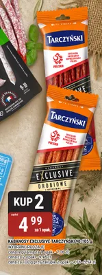 Kabanosy Exclusive Tarczyński promocja w bi1