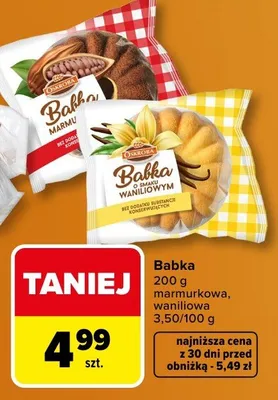 Babka waniliowa Oskroba promocja w Carrefour Market