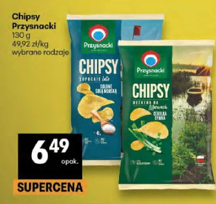Chipsy Przysnacki promocja w Delikatesy Centrum