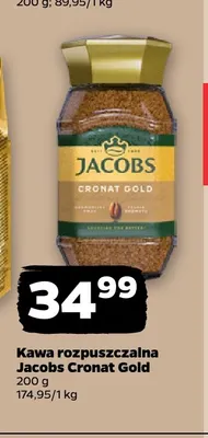 Kawa rozpuszczalna Jacobs Cronat Gold promocja w Netto