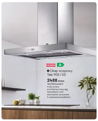Okap wyspowy FRANKE Tale 905 I XS promocja w Castorama