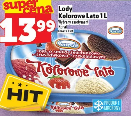 Lody Kolorowe Lato promocja w TOPAZ