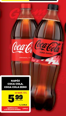 Napój gazowany Coca-Cola Original Taste promocja w Gram Market