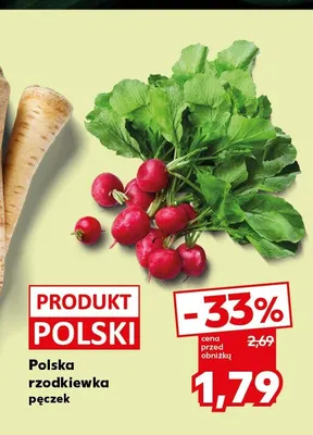 Rzodkiewka polska promocja w Kaufland