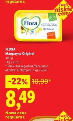 Margaryna Original  promocja w Lidl