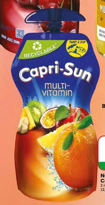 Napój niegazowany Capri-Sun Multivitamin promocja w Dino