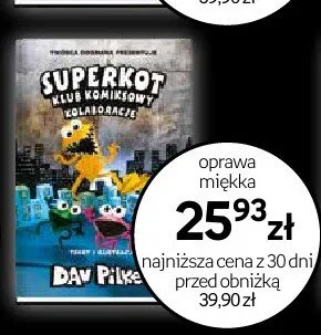 Książka Superkot Klub Komiksowy Kolaboracje oprawa miękka promocja w Empik