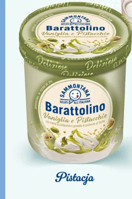 Lody Sammontana Barattolino Vaniglia e Pistacchio promocja w POLOmarket