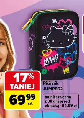 Piórnik CoolPack Jumper2 Hello Kitty promocja w Carrefour
