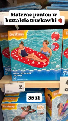 Materac dmuchany Bestway Sweet Summer Lounge promocja w Dealz