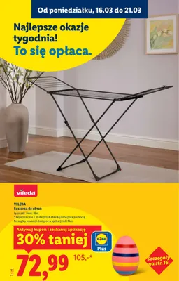 Suszarka do ubrań promocja w Lidl