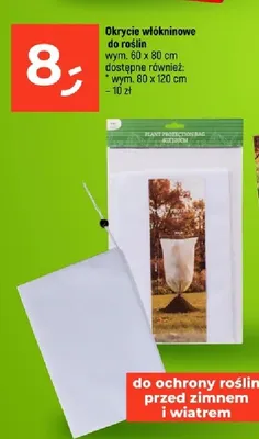 Okrycie włókninowe do roślin 60x80 cm promocja w Dealz