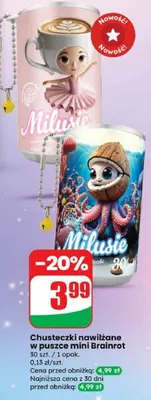 Chusteczki nawilżane w puszce mini Brainrot promocja w Dino