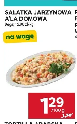 Sałatka jarzynowa a'la domowa Dega promocja w Stokrotka