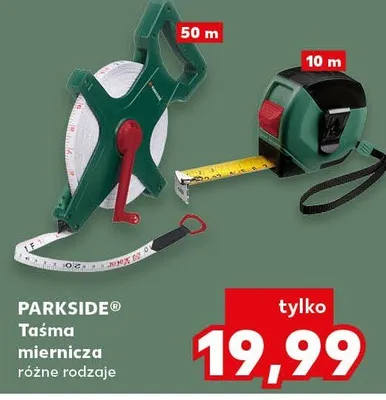 Taśma miernicza różne rodzaje promocja w Kaufland