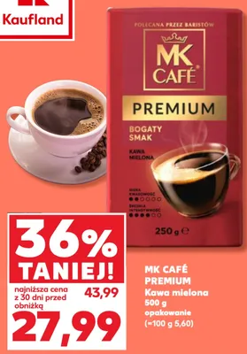 Kawa mielona MK Café Premium promocja w Kaufland