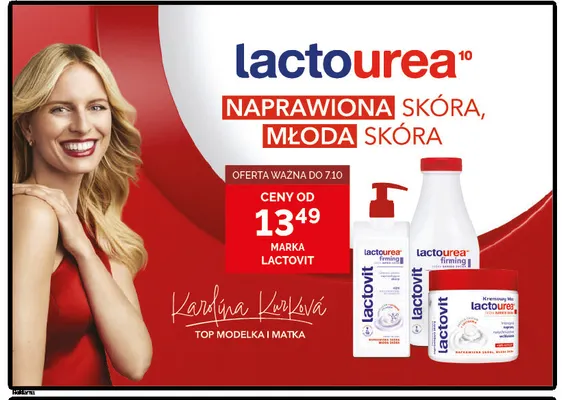 Kremowy mus do ciała Lactovit Lactourea promocja w Ziko Dermo