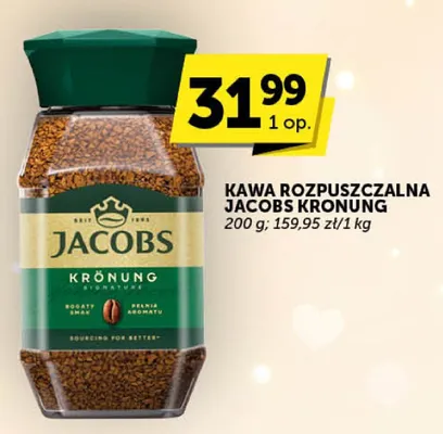 Kawa rozpuszczalna Jacobs Kronung promocja w ABC