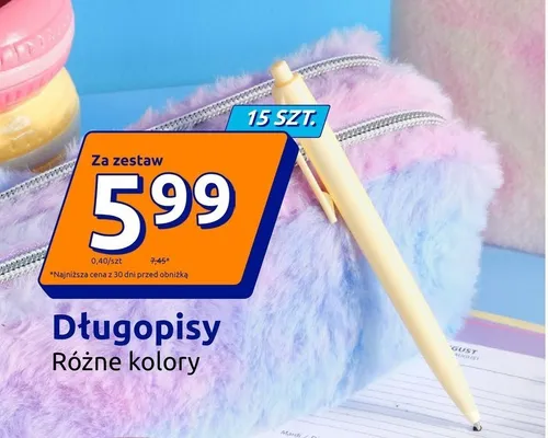 Długopisy promocja w Action