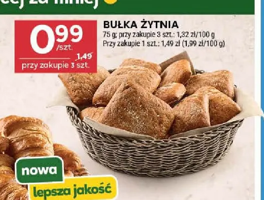 Bułka żytnia promocja w Stokrotka