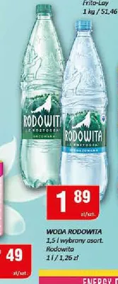 Woda mineralna gazowana Rodowita z Roztocza promocja w Chorten