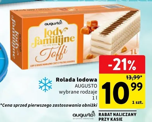 Rolada lodowa Augusto promocja w Intermarche