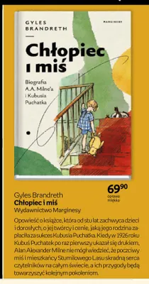 Książka Chłopiec i miś Gyles Brandreth promocja w Empik