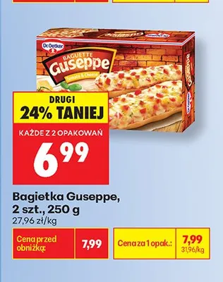 Bagietka Guseppe promocja w Biedronka